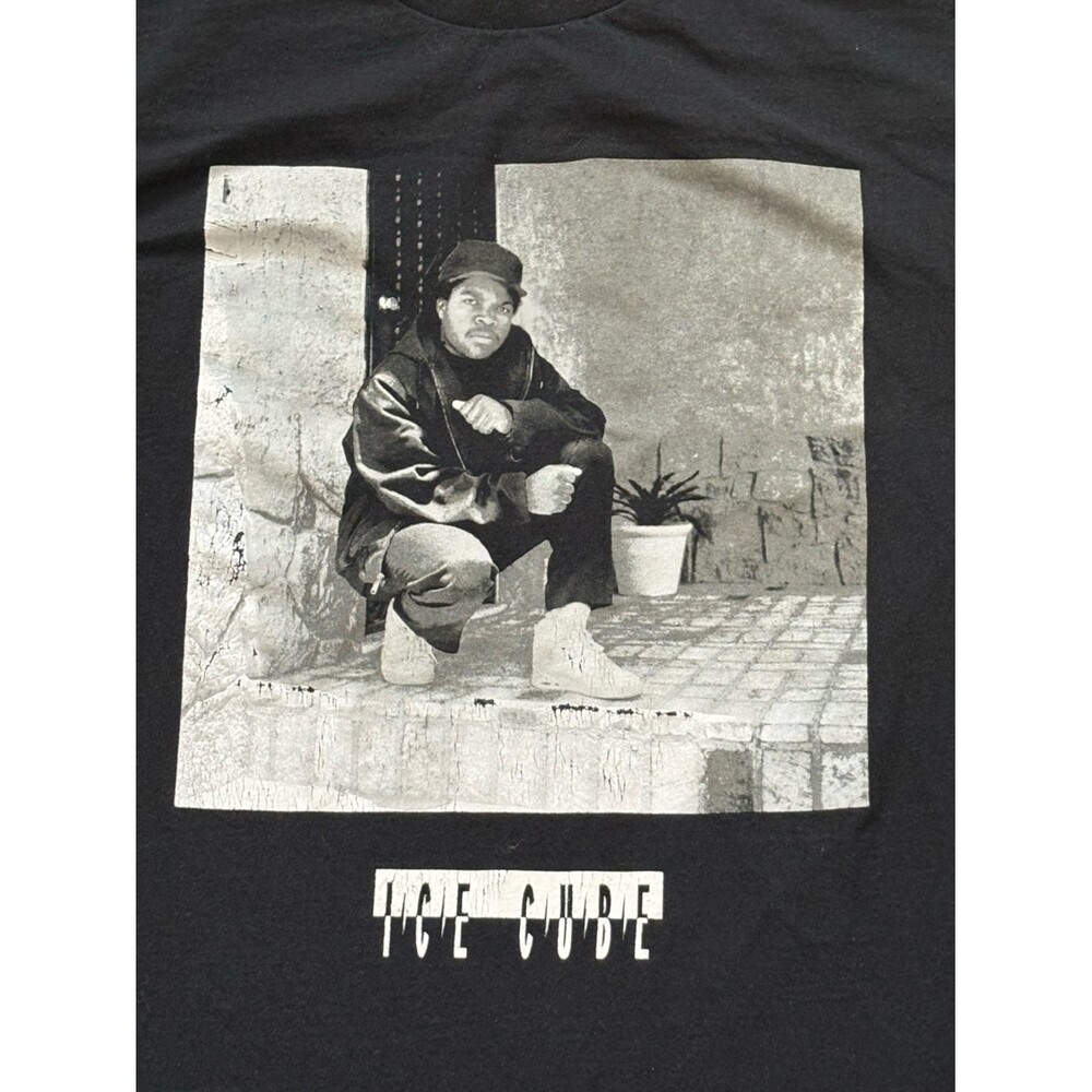 Ice Cube Graphic Rap T Shirt Black Men’s XL Hip Hop Streetwear Tee - Picture 3 of 4